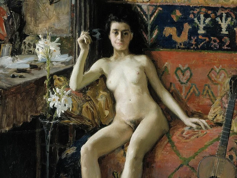 1865-Akseli Gallen-Kallela - Smascherata, 1888